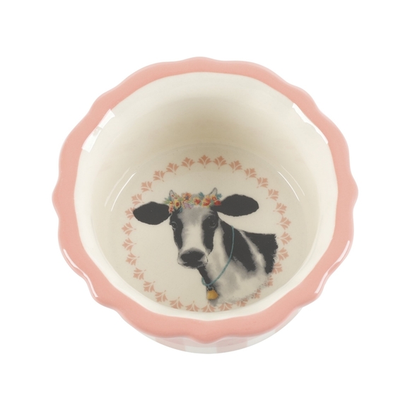 🍥🎉🪅 Host Pick 🌺 New Pioneer Woman 6 Gingham Novelty Farm Animals Ramekins - Picture 6 of 12